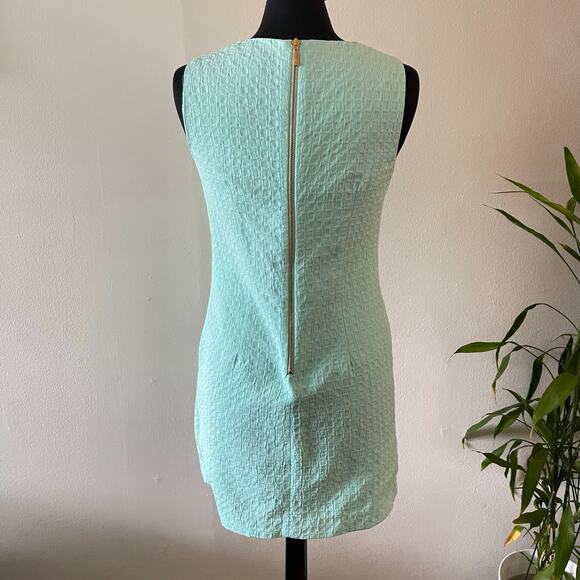 Southern Tide Paislee Seersucker Sleeveless Shift Dress Womens 6 Mint Green - Picture 3 of 10